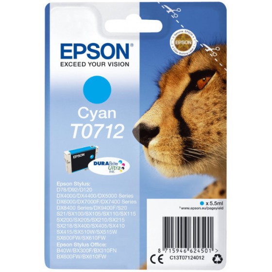 EPSON T0712 CYAN - (C13T07124012)