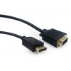 CABLEXPERT DISPLAYPORT TO VGA ADAPTER CABLE 1,8M - (CCP-DPM-VGAM-6)