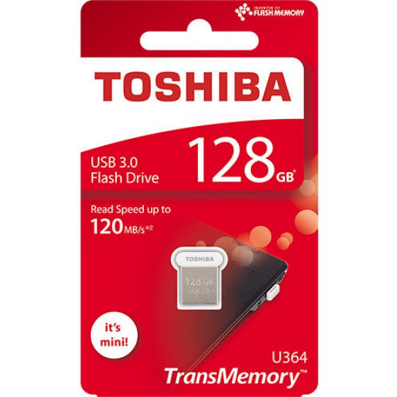 TOSHIBA 128GB MINI USB 3.0 U364 WHITE - (4047999400356)