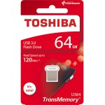 TOSHIBA 64GB MINI USB 3.0 U364 WHITE - (4047999400349)