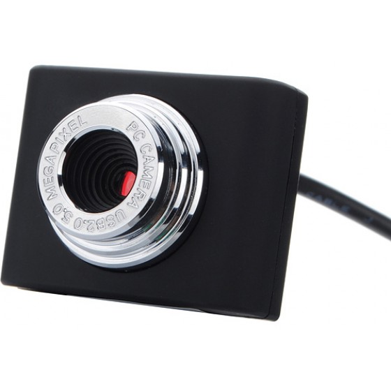 POWERTECH WEB CAMERA PT-507 0.3MP, USB VIDEO & SOUND, �� ����, BLACK