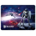 SADES GAMING MOUSE PAD LIGHTNING, LOW FRICTION, RUBBER BASE, 350 X 260MM - (SA-LIGHTNING)