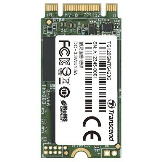 TRANSCEND SSD M.2 2242 SATA III 120GB - (TS120GMTS420S)