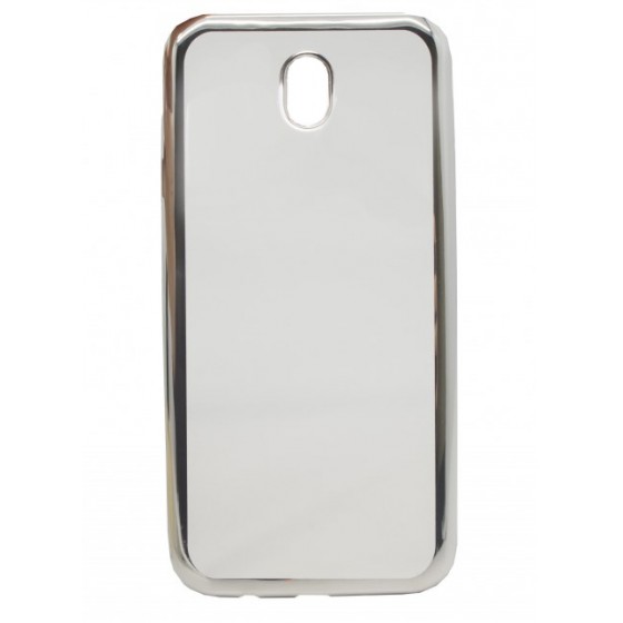 POWERTECH ���� METAL TPU ��� SAMSUNG J7 2017, SILVER