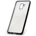 ���� TPU INOS SAMSUNG A730F GALAXY A8 PLUS (2018) ELECTROPLATE ULTRA SLIM 0.3MM �����