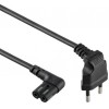 CABLEXPERT POWER CORD C7 ANGLED CONNECTORS 1M - (PC-184L)