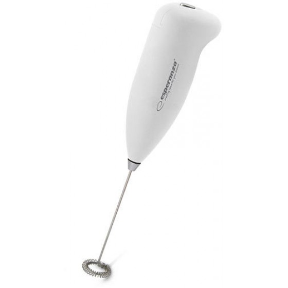 ESPERANZA MINI MILK FROTHER LATTE WHITE - (EKF001W)