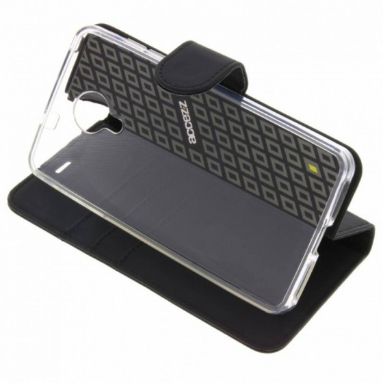 ACCEZZ BOOKLET WALLET BLACK GENERAL MOBILE GM5 PLUS