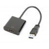 CABLEXPERT USB 3,0 TO HDMI DISPLAY ADAPTER BLACK - (A-USB3-HDMI-02)