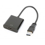 CABLEXPERT USB 3,0 TO HDMI DISPLAY ADAPTER BLACK - (A-USB3-HDMI-02)