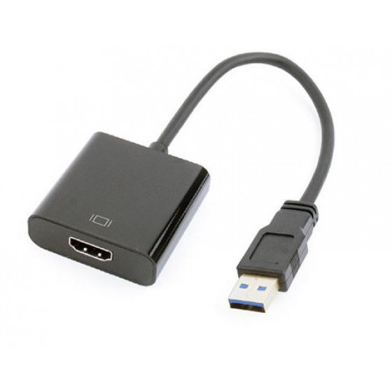 CABLEXPERT USB 3,0 TO HDMI DISPLAY ADAPTER BLACK - (A-USB3-HDMI-02)