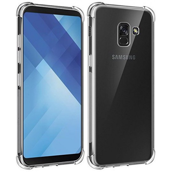 POWERTECH ���� CLEAR 0.5MM ��� SAMSUNG A8 PLUS 2018, �������