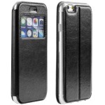 POWERTECH ���� MAGNET VIEW LEATHER ��� IPHONE 7/8, �����