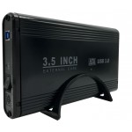 POWERTECH ��������� ���� ��� HDD 3.5 �� ����, USB 3.0, UP TO 4TB, ����� - (PT-675)