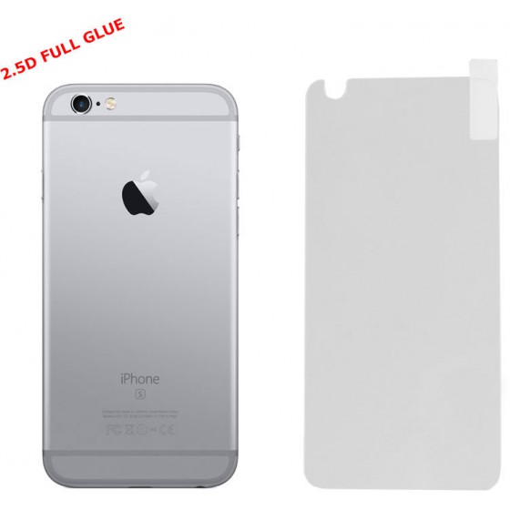 TEMPERED GLASS ��� IPHONE 6S/6 4.7 9H 0.25MM 2.5D BACK WHITE FULL GLUE IDOL 1991