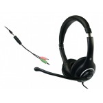 SANDBERG PLUG N TALK HEADSET BLACK (125-93)
