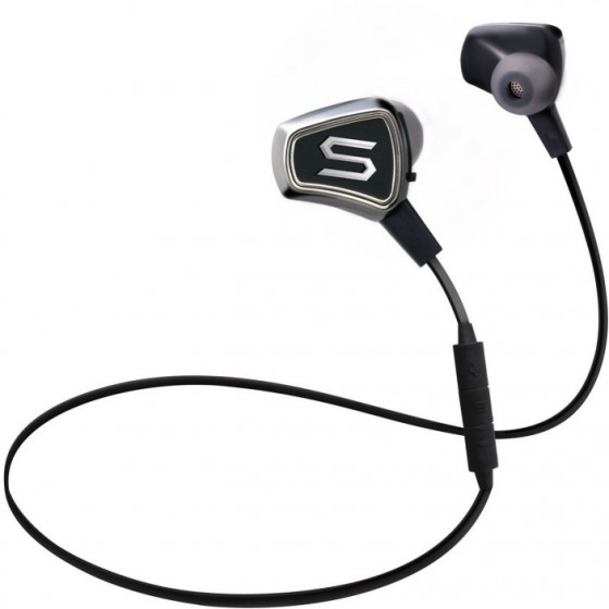 SOUL IMPACT WIRELESS BLACK - SPORTS BLUETOOTH HEADPHONES ,WATERSAFE