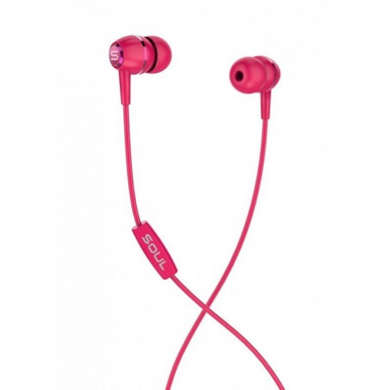 SOUL SOUL LIT RED HIGH PERFORMANCE WIRED EARPHONES