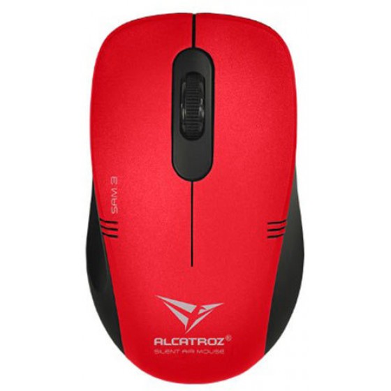ALCATROZ WIRELESS SILENT MOUSE STEALTH AIR 3 M.RED