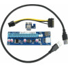 GEMBIRD PCI-EXPRESS RISER ADD ON CARD 6PIN POWER CONNECTOR - (RC-PCIEX-03)