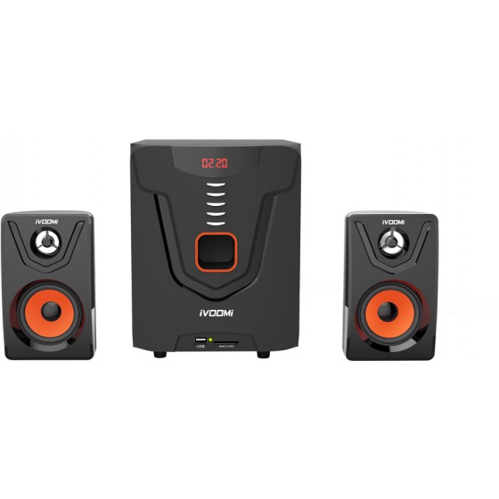 IVOOMI ����� IVO-2580 SUF 2.1CH, USB/SD/FM, 40W + 10WX2, ���������������