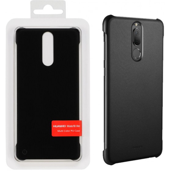 ���� HUAWEI MATE 10 LITE PROTECTIVE PU CASE BLACK PACKING OR - (51992217)