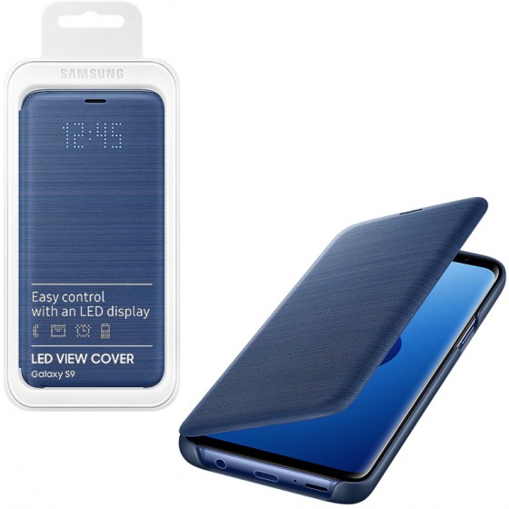 ���� SAMSUNG S9 G960 EF-NG960PLEGWW LED VIEW COVER BLUE PACK OR