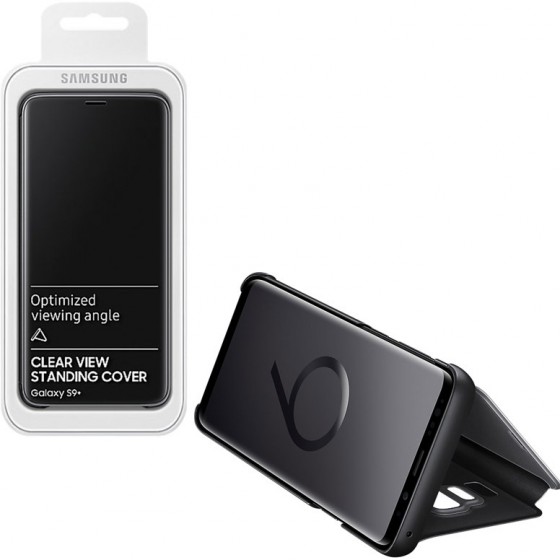 ���� SAMSUNG S9 PLUS G965 EF-ZG965CBEGWW CLEARVIEW STANDING BLK P OR