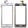 LG P760 OPTIMUS L9 TOUCH SCREEN + LENS - FRONT COVER WHITE