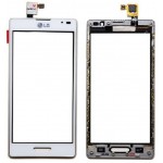 LG P760 OPTIMUS L9 TOUCH SCREEN + LENS - FRONT COVER WHITE