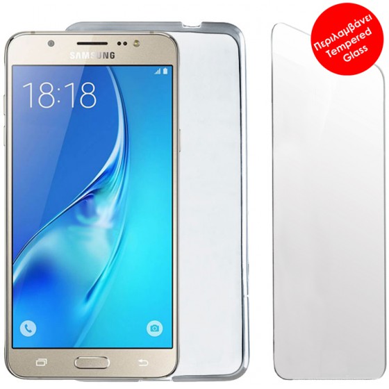 COMBO ��� SAMSUNG J7 2016 J710 5.5 TEMPERED 0.30+SLIMCOLOR WHITE VL