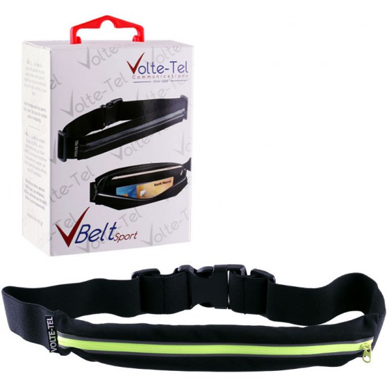 SPORT RUNNER BELT LUMINUS ME ��������� ���� BLACK-GREEN VOLTETEL