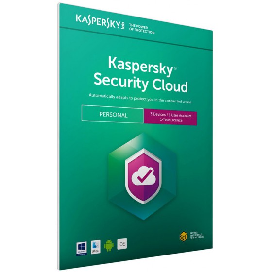 KASPERSKY SECURITY CLOUD, 3 ��������, 1 �������, 1 ����, ENGLISH