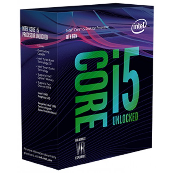 INTEL CORE CPU I5-8600K 3.70GHZ S1151 COFFEE LAKE - (BX80684I58600K)