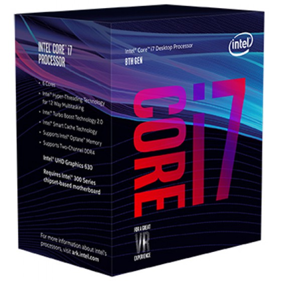 INTEL CORE CPU I7-8700 3.70GHZ S1151 COFFEE LAKE - (BX80684I78700)