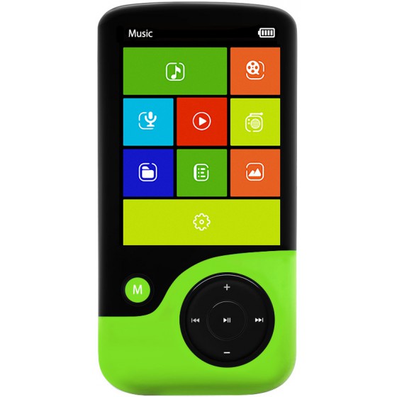 CRYPTO MP4 MP2400 8GB BLACK/GREEN - (W006305)