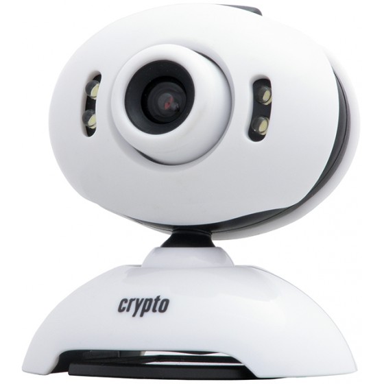 CRYPTO WEB CAMERA BRIGHT, WHITE - (W003676)
