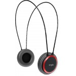 CRYPTO HEADPHONE HP-100 BLACK/RED ON-EAR CLOSE - (W005963)