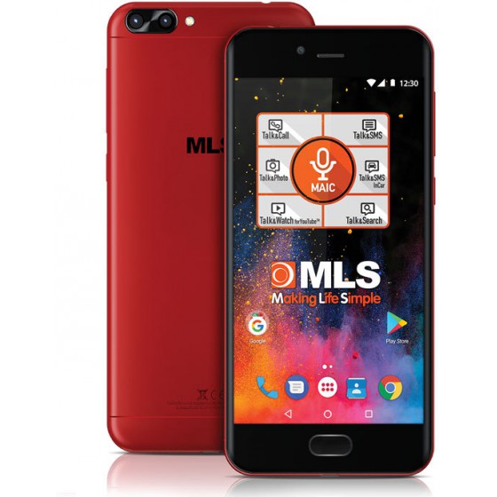 MLS DX 4G RED DUAL CAMERA DUAL SIM 33.ML.530.281