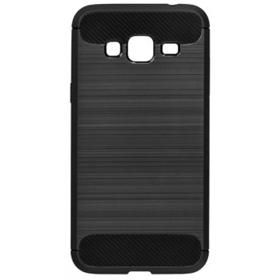 POWERTECH ���� CARBON FLEX ��� SAMSUNG GALAXY J3 2016, ����� - (MOB-0838)