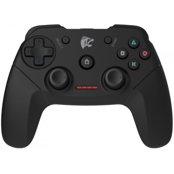 ROAR GAMEPAD ��� PC/PS2/PS3, WIRELESS, VIBRATION, 600MAH, BLACK - (PT-671)