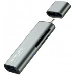 PNY R-TC-UA-3N1E01-RB USB-C CARD READER-USB ADAPTER