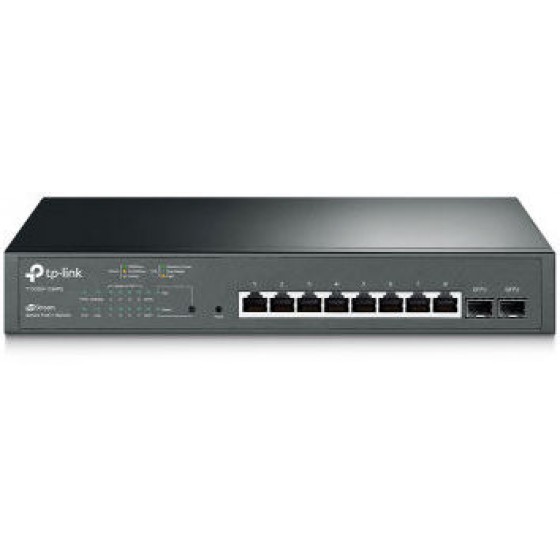 TP-LINK T1500G-10MPS JETSTREAM 8-PORT GIGABIT SMART POE+ SWITCH WITH 2 SFP SLOTS