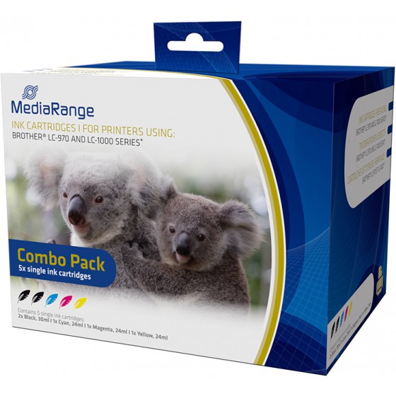 INKJET MEDIARANGE ������� ��� ��������� BROTHER (4-COLOUR) (LC-970/LC-1000)
