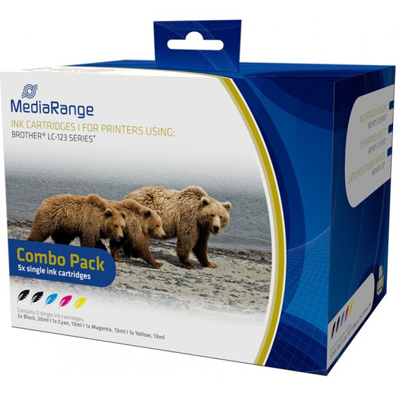 INKJET MEDIARANGE ������� ��� ��������� BROTHER (MULTIPACK) (LC-123)