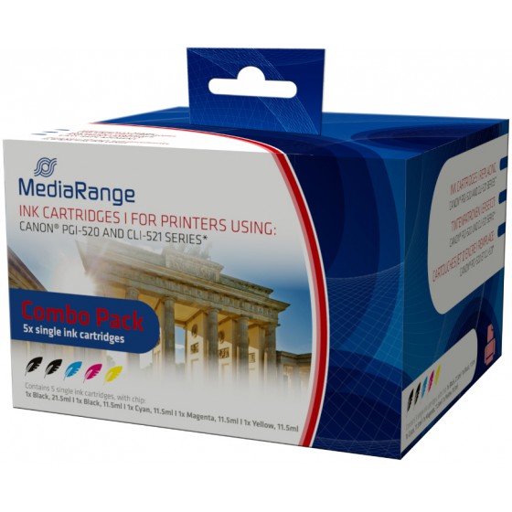 INKJET MEDIARANGE ������� ��� ��������� CANON (MULTIPACK) (PGI-520, CLI-521)