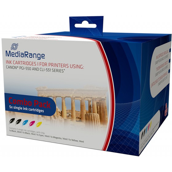 INKJET MEDIARANGE ������� ��� ��������� CANON (MULTIPACK) (PGI-550, CLI-551)