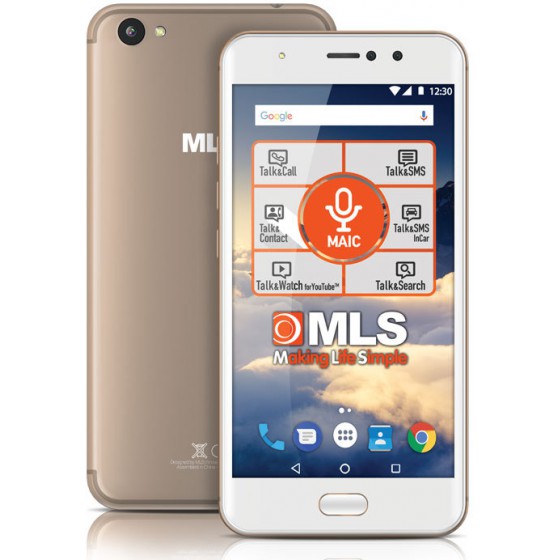 MLS DX 5.5 4G CHAMPAGNE DUAL CAMERA DUAL SIM