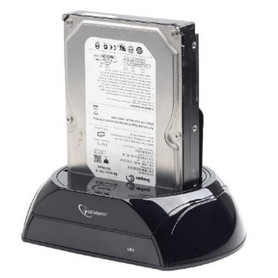 GEMBIRD USB3.0 DOCKING STATION FOR SATA DARD DRIVES BLACK - (HD32-U3S-2)