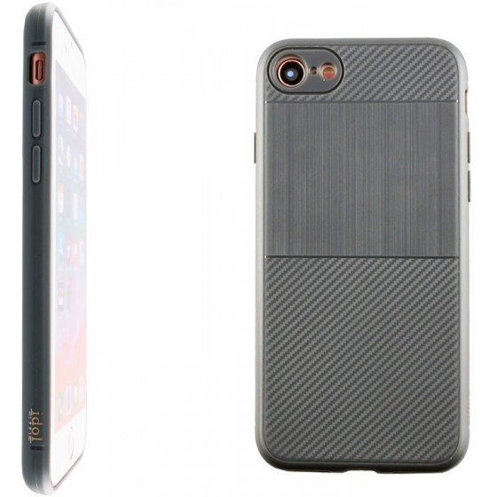 ���� ��� IPHONE 8/7 4.7 CARBON TPU GREY IDOL 1991